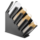 Porte-gobelets en  polypropylene noir Kristallon Olympia 4 emplacements