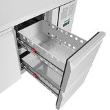 Table réfrigérée positive Polar série U 1 porte 2 tiroirs - NISBETS