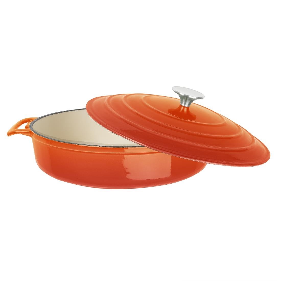 Cocotte en fonte ronde Vogue 3,5L orange