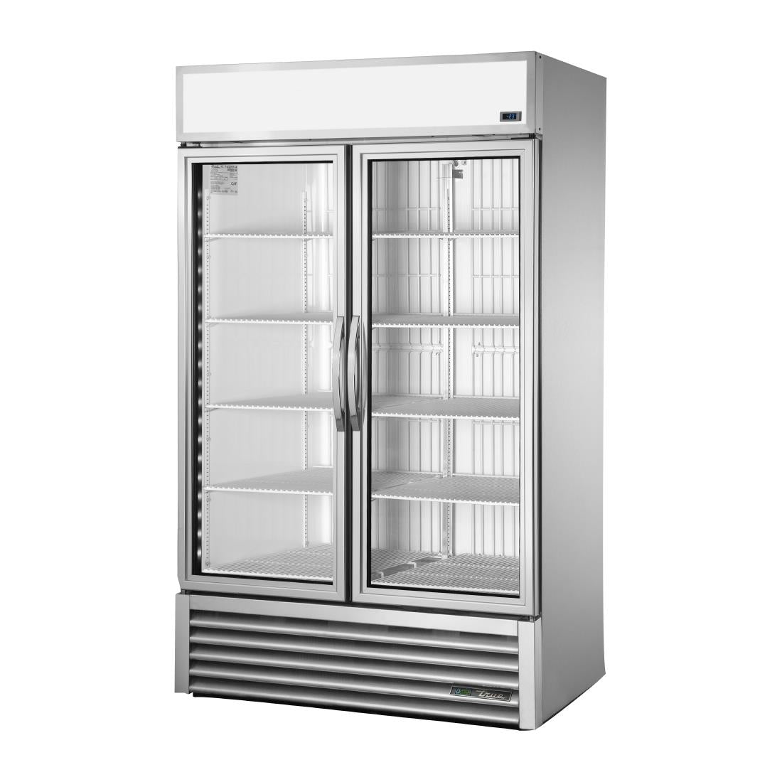 Vitrine réfrigérée négative libre service 2 portes True GDM-43F-HC~TSL01 ALU
