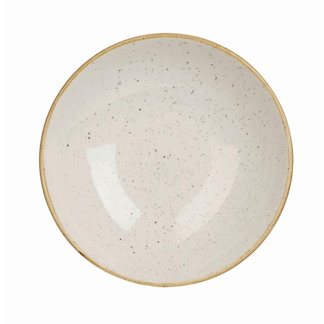Assiettes coupes rondes Churchill Stonecast Barley White 184mm (Lot de 12)