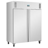 Armoire réfrigérée positive OU négative deux portes Polar série U 1300L - NISBETS