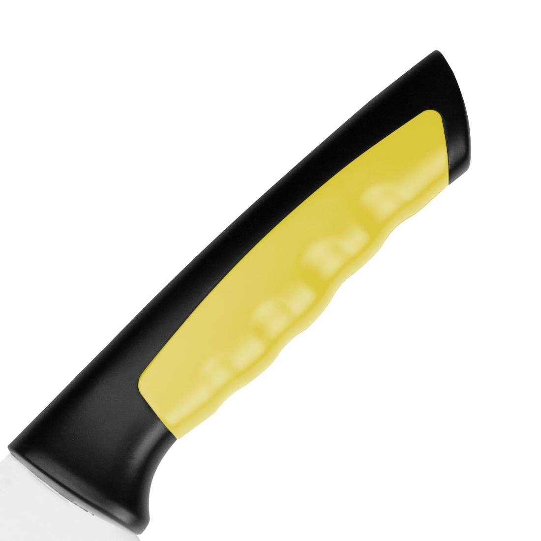 Couteau de cuisine Hygiplas Pro jaune 25cm - NISBETS