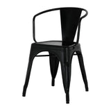Fauteuils Bolero Bistro Curve noirs (lot de 4) - NISBETS