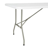 Table pliante rectangulaire Bolero blanche 1,8m - NISBETS