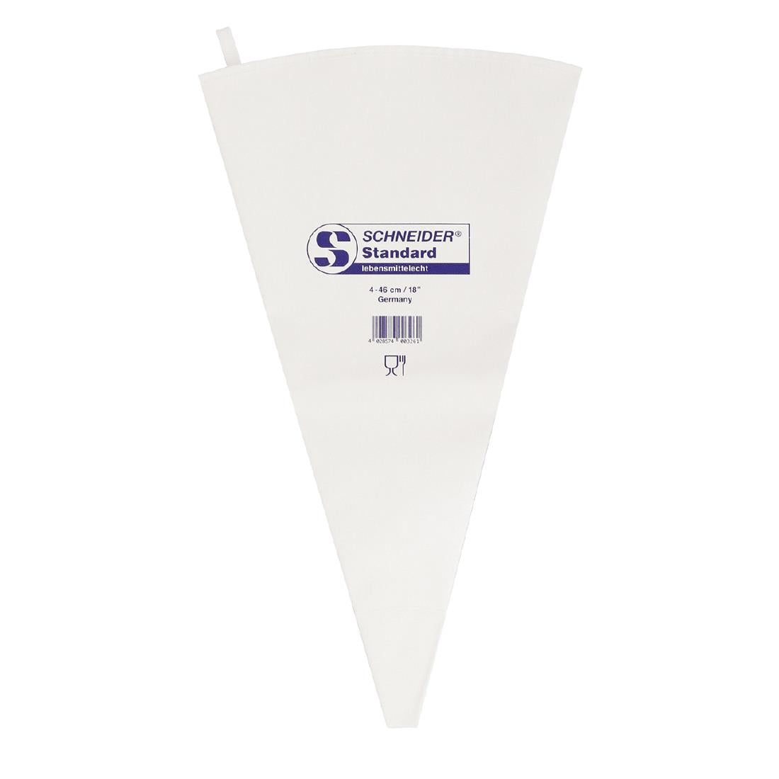 Poche à douille coton standard Schneider 460mm - NISBETS