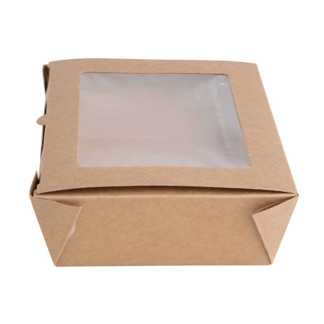 Boîtes salade compostables avec fenêtre en PLA Fiesta Compostable 1 - NISBETS