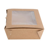 Boîtes salade compostables avec fenêtre en PLA Fiesta Compostable 1 - NISBETS