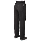 Pantalon de cuisine noir Nisbets Essentials - Taille XXL