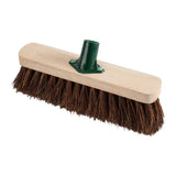 Tête de balai coco rigide en bois Jantex 305mm - NISBETS