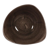 Bols triangulaires Churchill Stonecast Patina Black 235mm (Lot de 12)