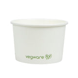 Pots pour aliments chauds compostables Vegware 110ml (Lot de 1000) - NISBETS