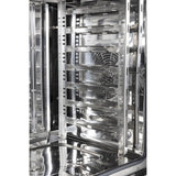 Four mixte compact à écran tactile Buffalo 7 x GN 1/1 avec support et kit d'installation