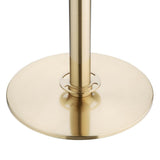 Poteaux d'accueil à base plate Bolero en laiton brossé (lot de 2) - NISBETS