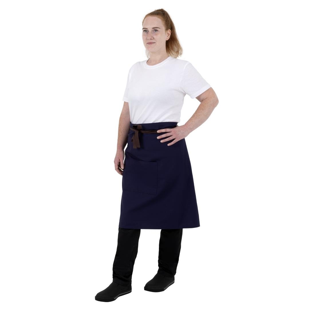 Tablier bistro en toile de coton Southside marine