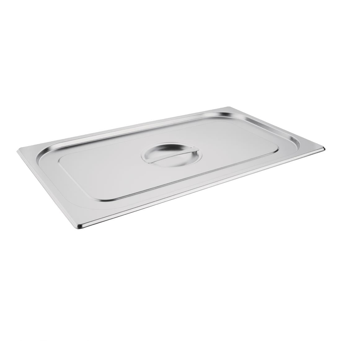 Bac GN 1/1 en inox avec couvercle Vogue - NISBETS
