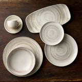 Assiettes rondes Churchill Elements Dune Evolve 220mm (Lot de 12)