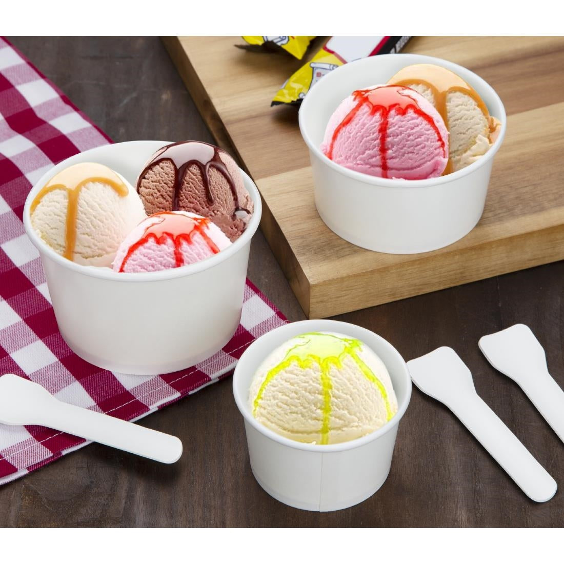 Pots à glace Fiesta Recyclable 227ml (lot de 1000)