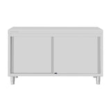 Armoire sur pieds en acier inoxydable Vogue 900x1500x600mm