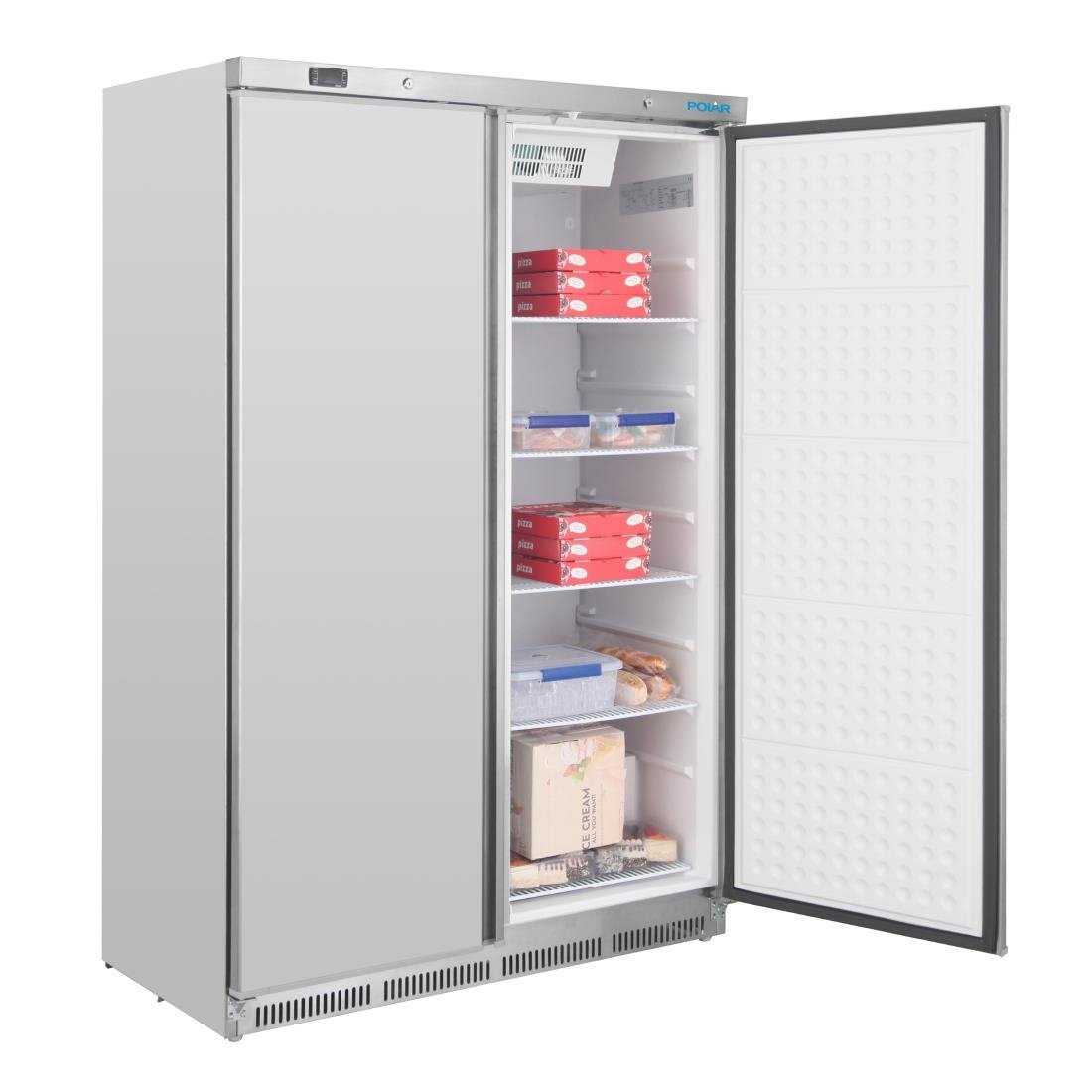 Armoire réfrigérée négative double porte 744L Polar Série C inox - FRANCE CHR