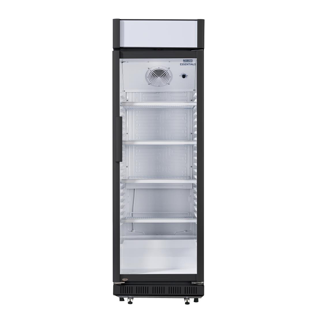 Vitrine positive avec bandeau lumineux Nisbets Essentials 346L