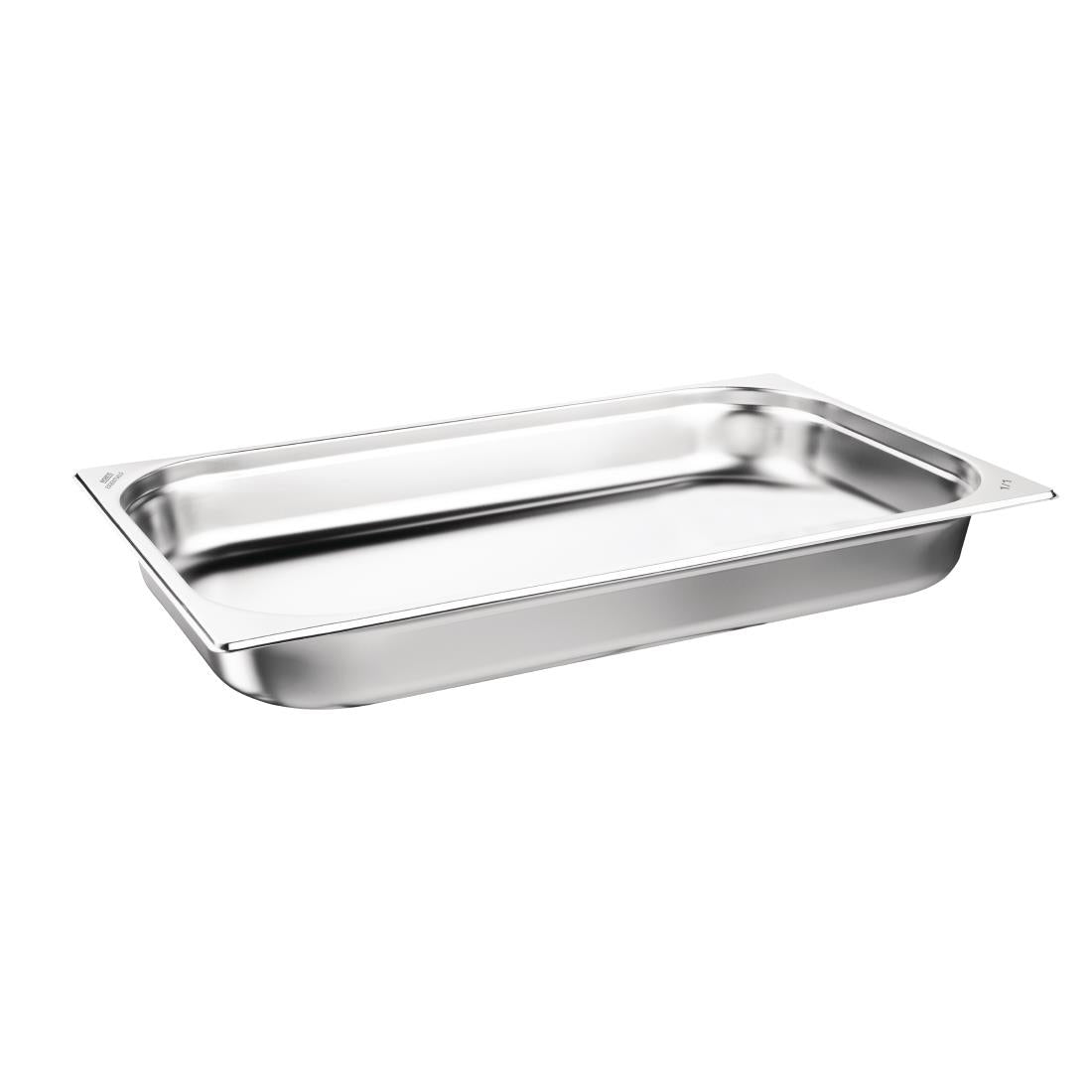 Bacs GN 1/1 inox 65mm Nisbets Essentials (lot de 3)