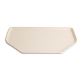 Plateau de service en polyester Roltex Trapèze 500x325mm blanc perle - NISBETS