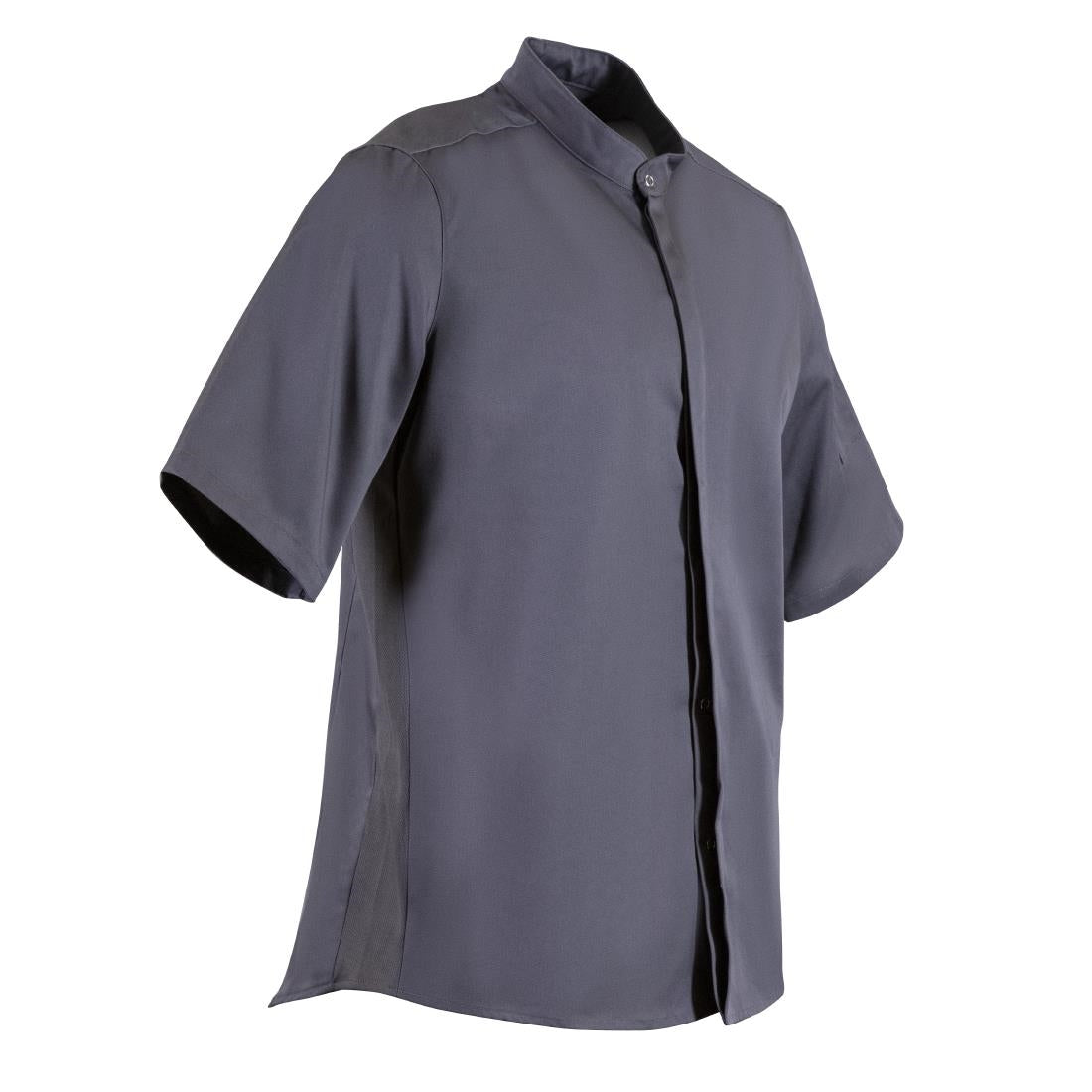 Veste col officier Southside gris anthracite - NISBETS