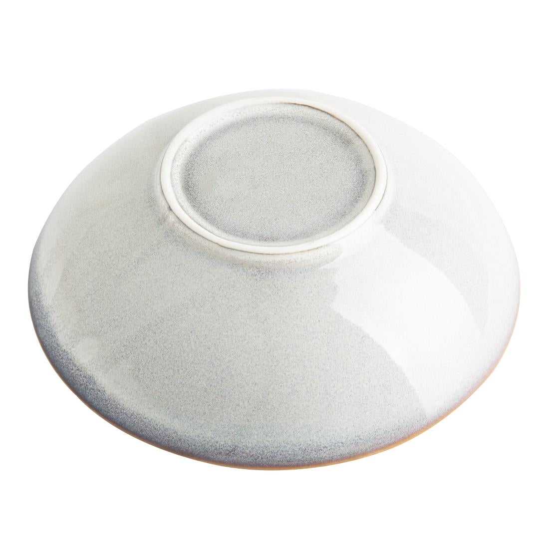 Bols évasés Olympia Drift en relief gris 205 mm (lot de 4)