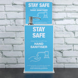 Station de désinfection des mains de comptoir/murale 5L - NISBETS