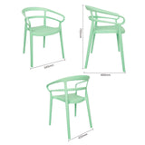 Fauteuils Bolero Mateo Café vert menthe (lot de 2)