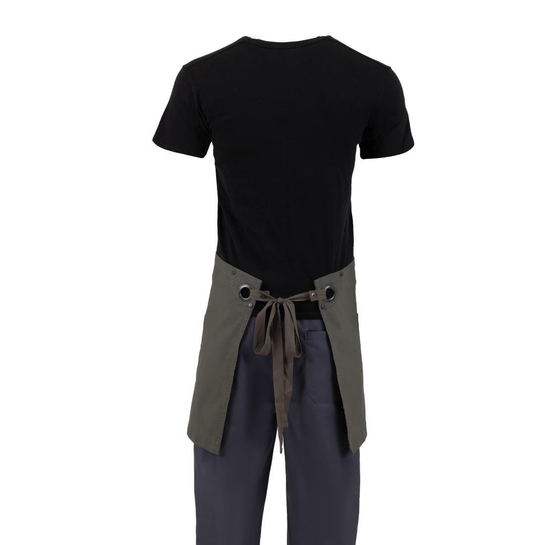 Tablier en toile de coton Southside kaki