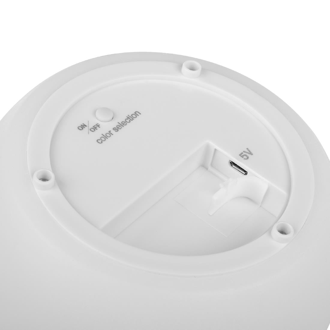 Lampe de table LED rechargeable Tristar coloris blanc chaud