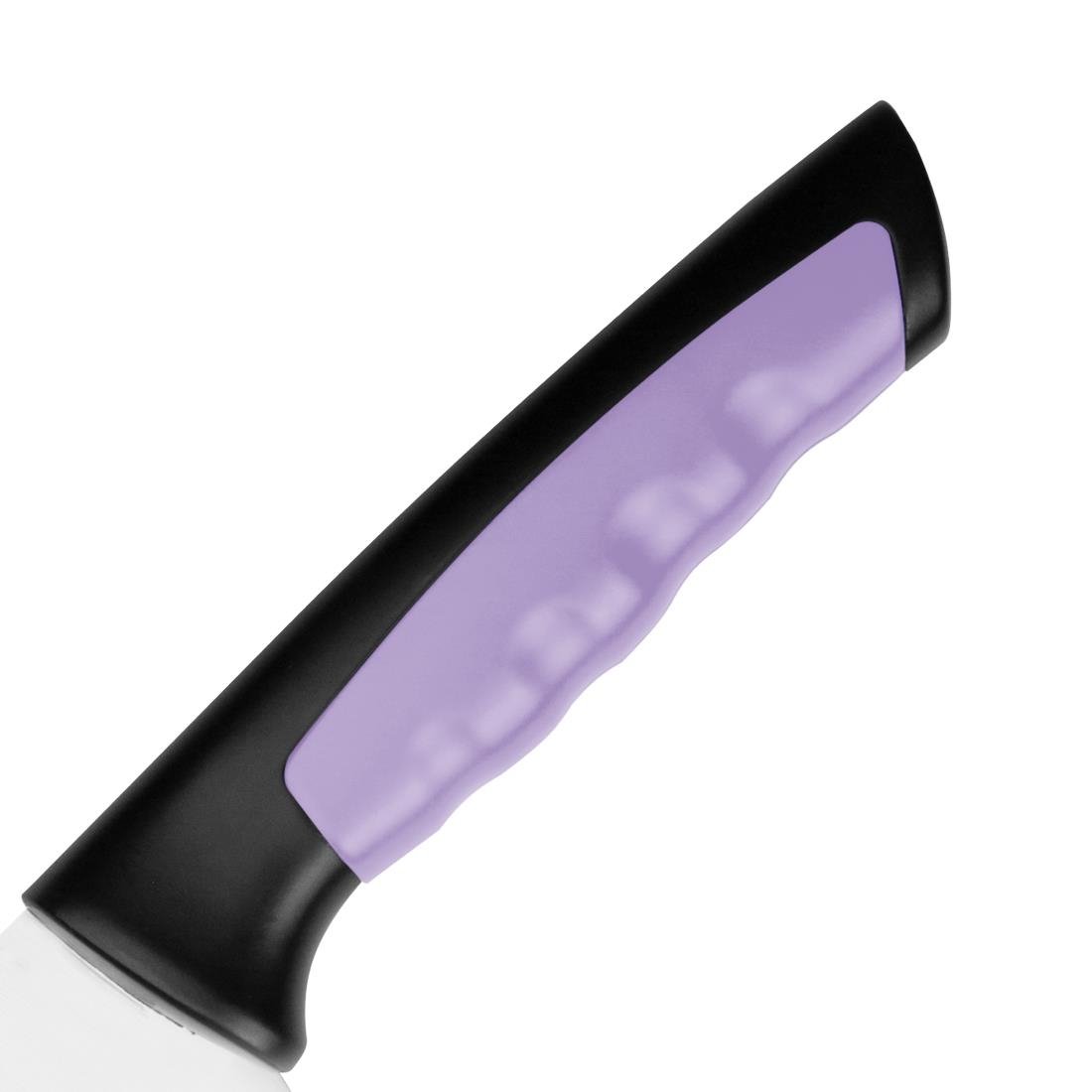 Couteau de cuisine Hygiplas Pro violet 25cm - NISBETS