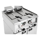 Friteuse électrique double cuve Buffalo Série 600 2x 8L