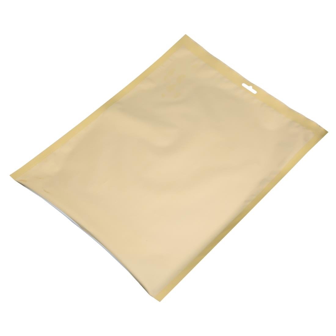 Sacs sous vide lisses dorés Vogue - NISBETS