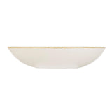 Assiettes coupes rondes Churchill Stonecast Mustard Seed Yellow 248mm (Lot de 12)