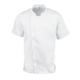 Veste de cuisine mixte Cool Vent Chef Works Urban Springfield blanche - NISBETS