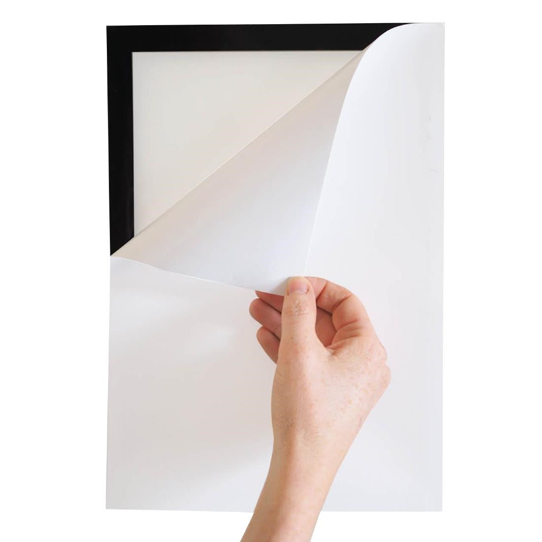 Cadres d'affichage autocollants Europel A3 noirs (lot de 2)