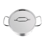 Braisière inox avec couvercle Nisbets Essentials 24 cm