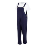 Salopette à plastron et bretelles en toile de coton Southside bleu marine XL - NISBETS