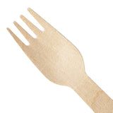 Fourchettes en bois emballées individuellement Fiesta Compostable (lot de 500) - NISBETS