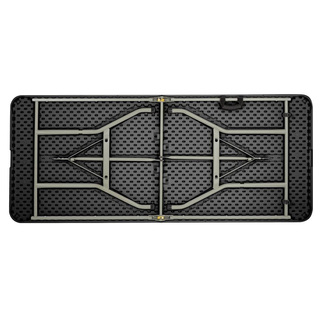 Table pliante rectangulaire Bolero noire 1,8 m - NISBETS