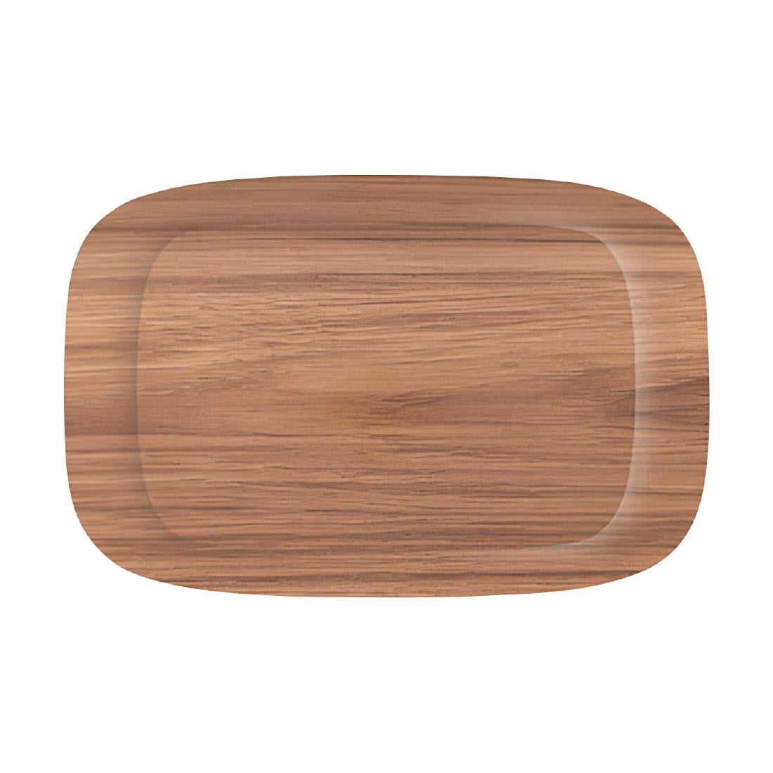 Plateaux Roltex Craft FSC® Mix Alpha 32 x 21 cm bois d'olivier (lot de 25) - NISBETS