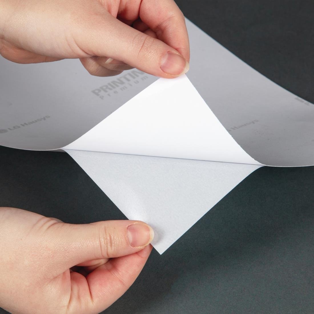 Autocollant Veuillez vous désinfecter les mains format A5 - NISBETS