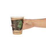 Gobelets boissons chaudes PLA simple paroi compostables 34 cl Fiesta Compostable (lot de 50) - NISBETS