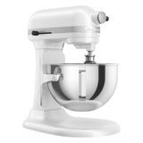 Robot pâtissier professionnel à bol relevable KitchenAid 5,2 L blanc - NISBETS
