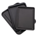 Lot de 3 plaques de cuisson antiadhésives Nisbets Essentials