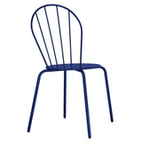 Chaises Bolero Adeline bleu - NISBETS
