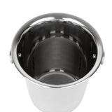 Seau à glace en acier inoxydable avec poignées et rainures Olympia 1050ml